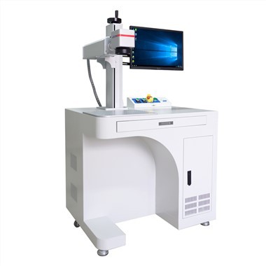 Fiber Metall Plast Laser Markeringsmaskin